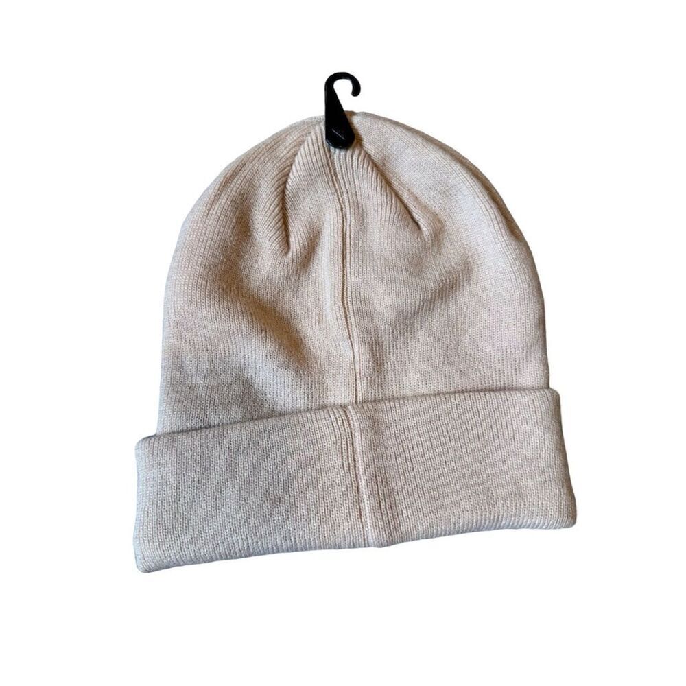 Timberland Women's Pink Cuffed Beanie with Logo Patch - Picture 3 of 8